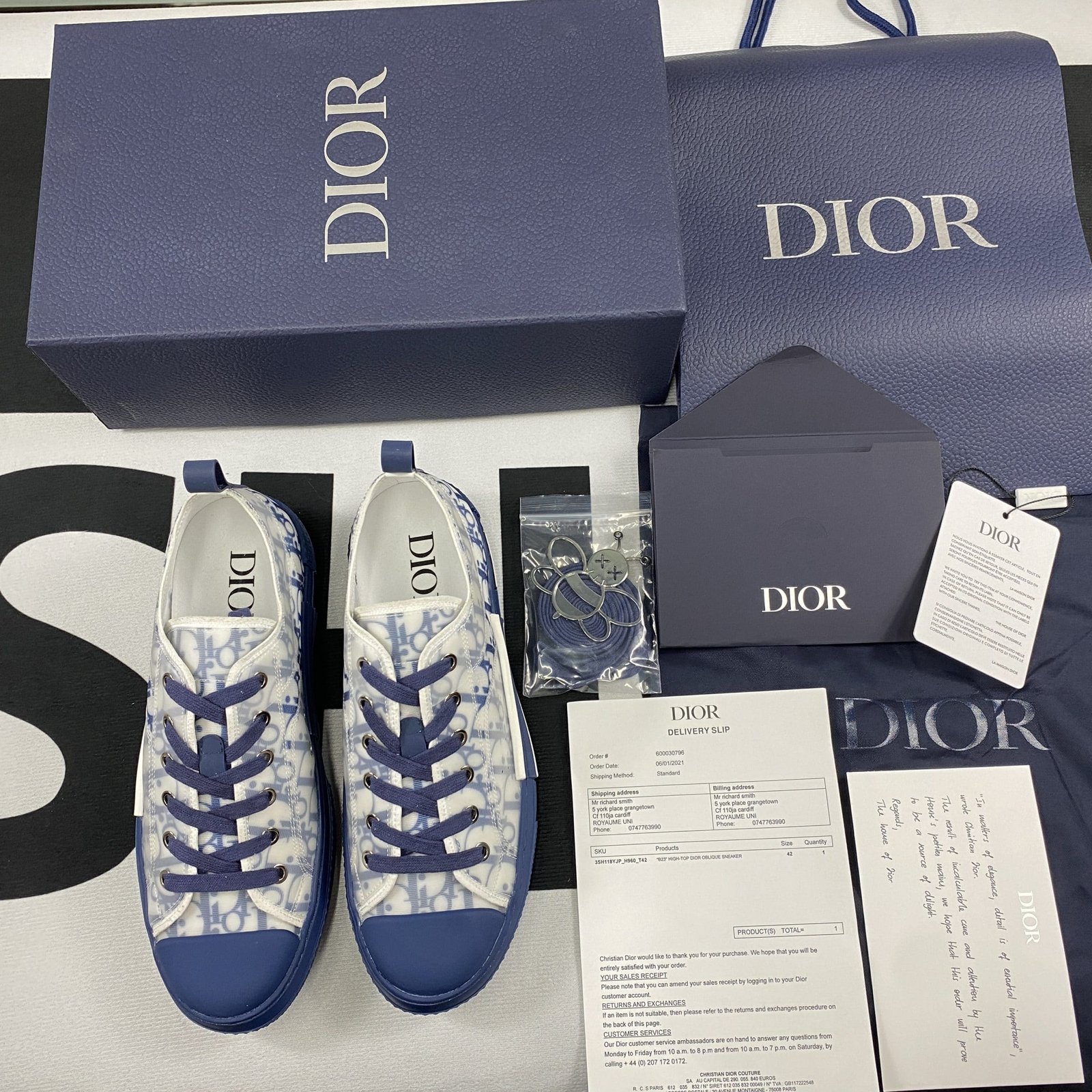 Best Replica Dior B23 High Top Sneaker 8 - Colareps