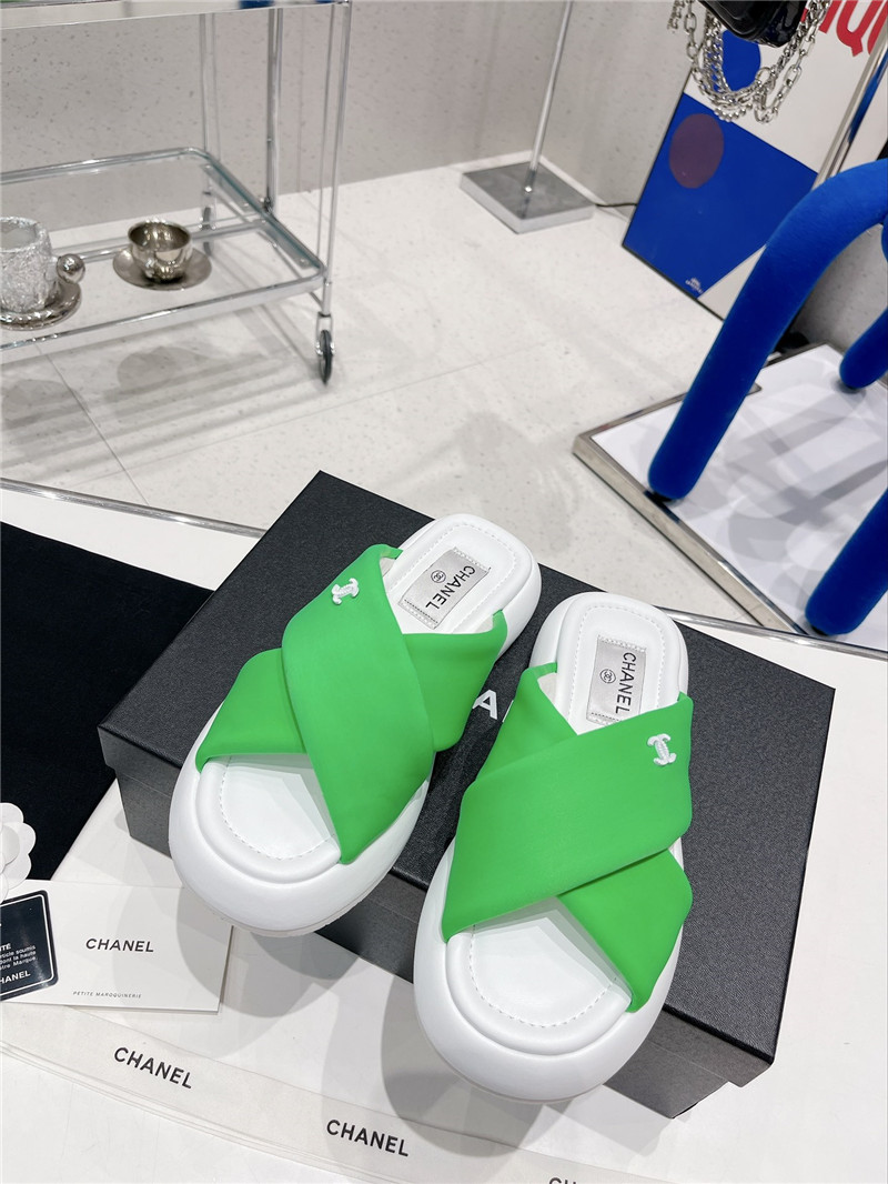 Best Replica chanel cross strap slippers - Colareps
