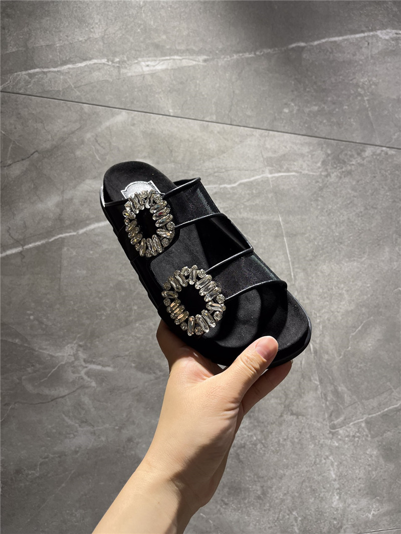 Best Replica Roger vivier new rhinestone buckle sandals - Colareps
