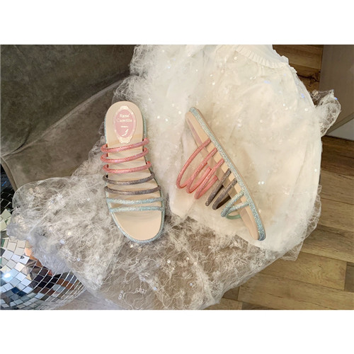 Best Replica rene caovilla rome slippers sandals - Colareps