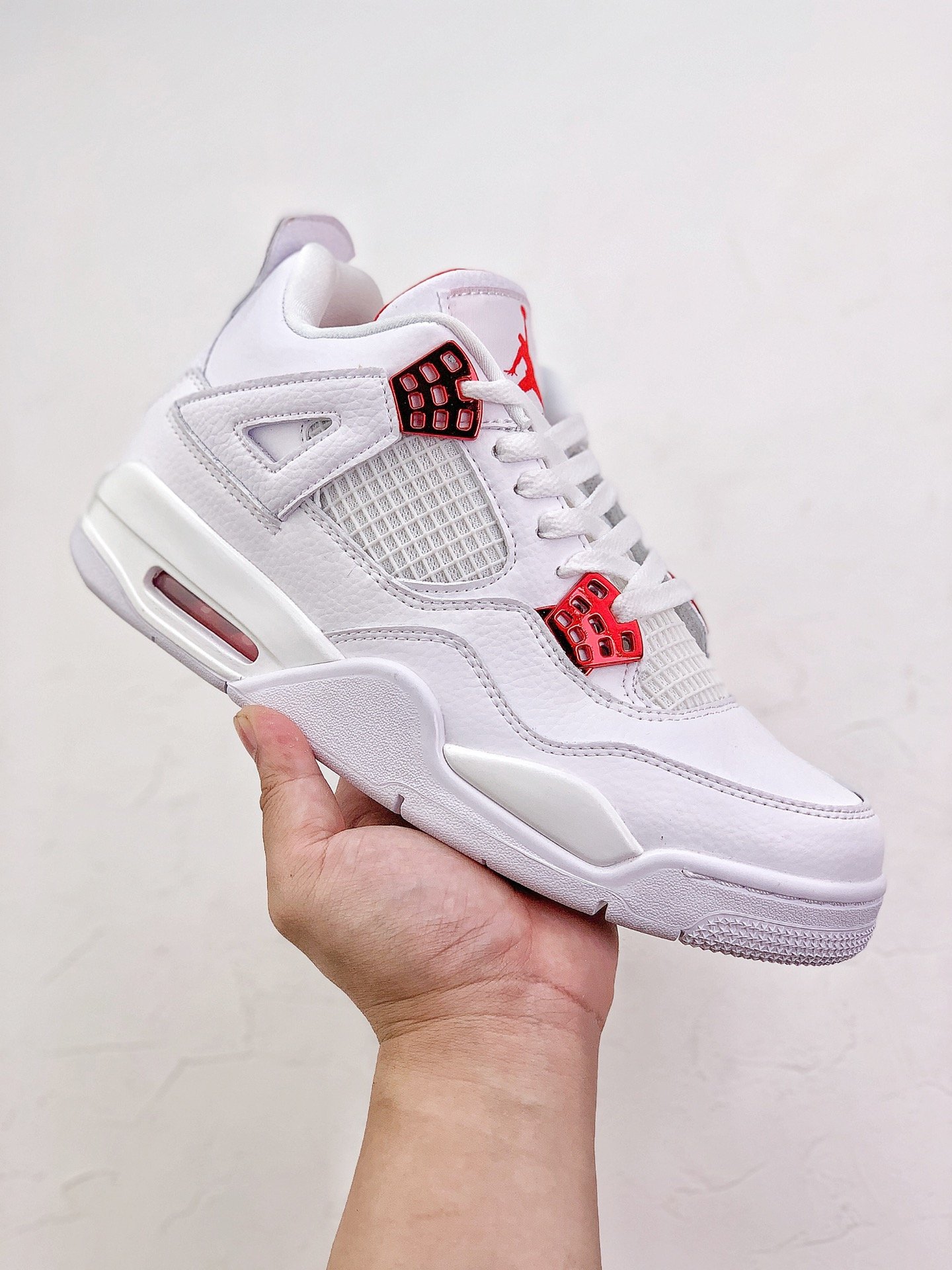 Best Replica Air Jordan 4 Retro Metallic Red Extended size 14 - Colareps