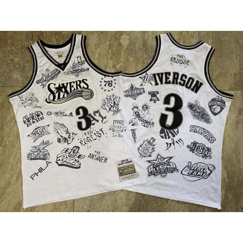 Best Replica ALLEN IVERSON PHILADELPHIA 76ERS JERSEY - Colareps
