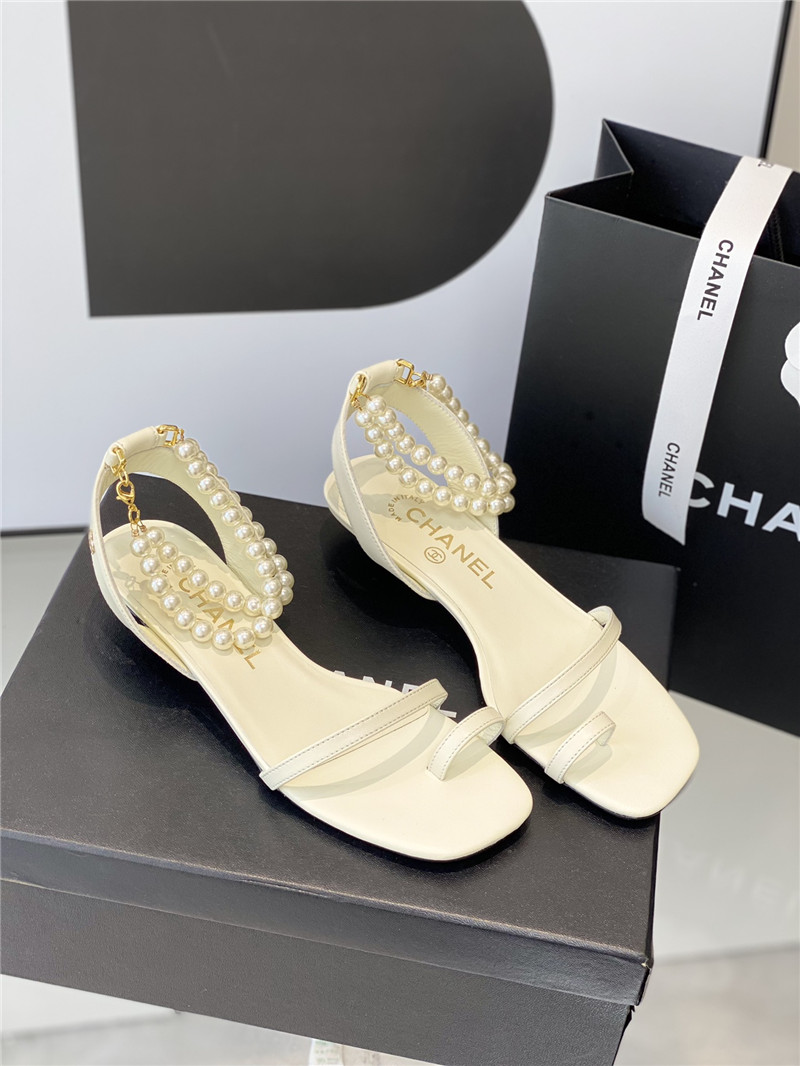 Best Replica chanel pearl sandals - Colareps