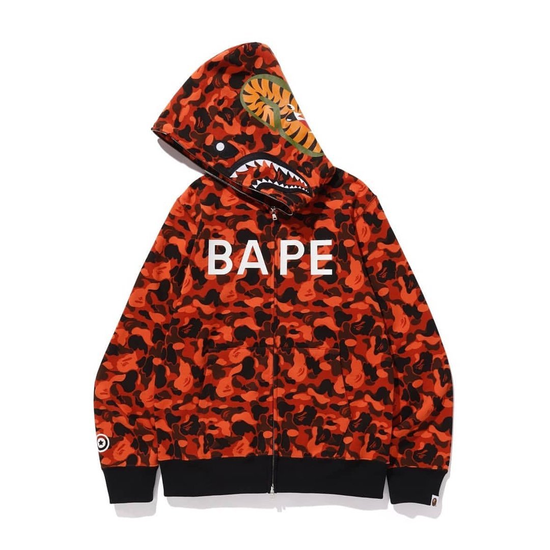 Best Replica Bape x XO Camo Full Zip Hoodie - Colareps