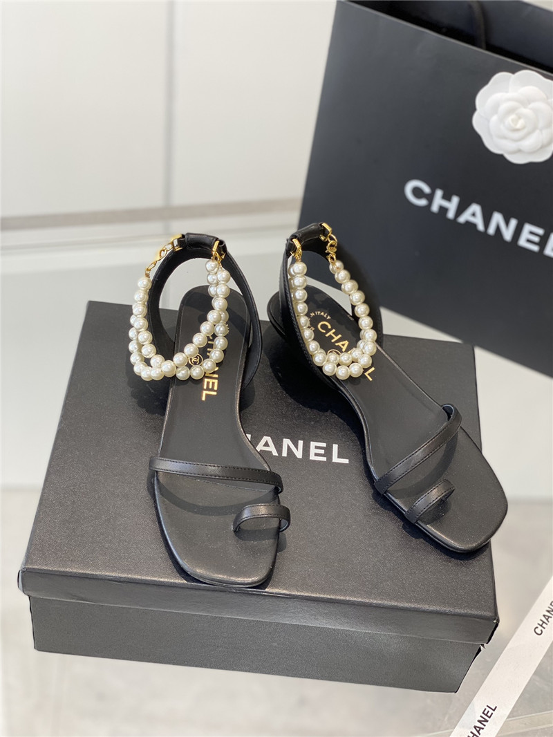 Best Replica chanel pearl sandals - Colareps