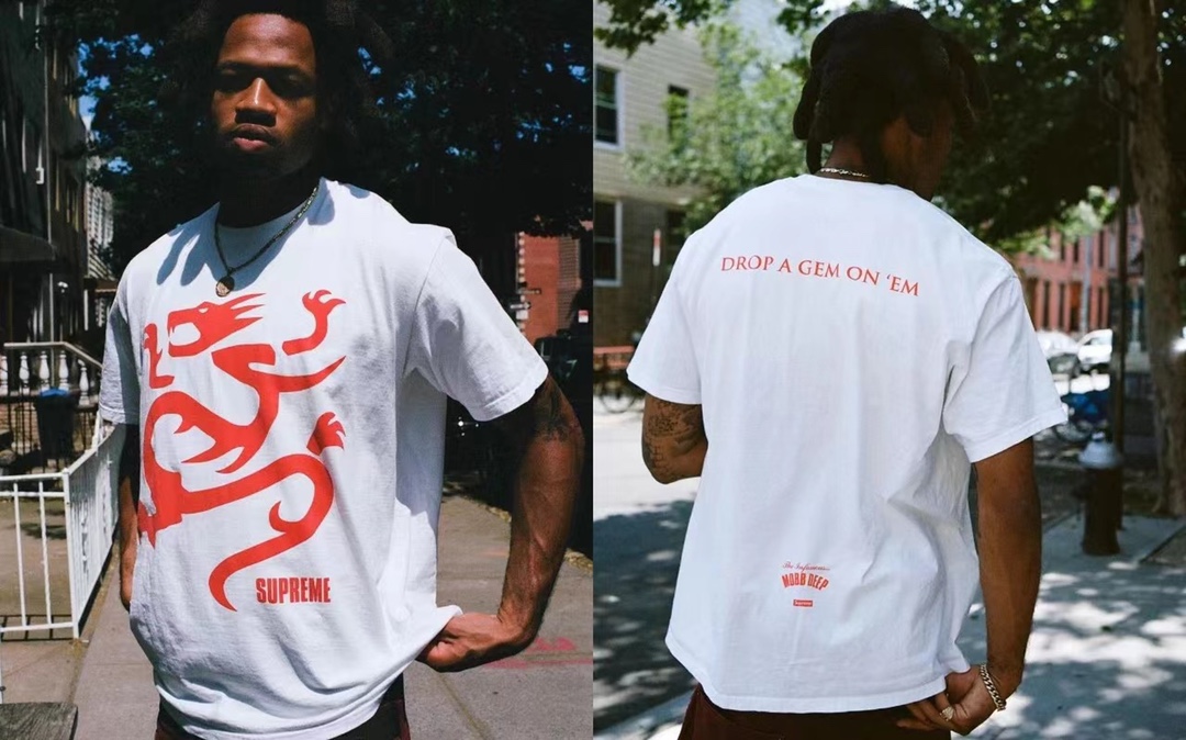 Best Replica SUPREME 23SS MOBB DEEP DRAGON TEE - Colareps