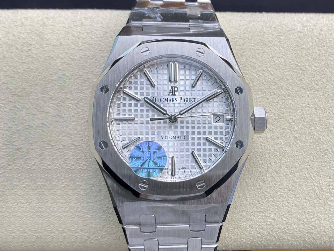 Best Replica Replica Audemars Piguet Royal Oak 15450ST.OO.1256ST.01 1:1 Best Edition JF Factory Silver Dial - Colareps
