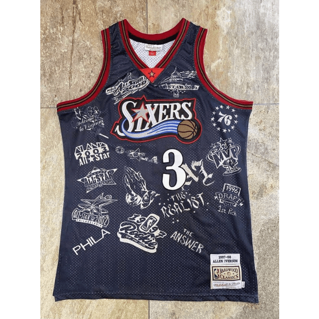 Best Replica ALLEN IVERSON PHILADELPHIA 76ERS JERSEY - Colareps
