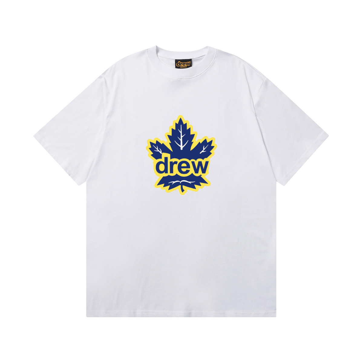 Best Replica Drew House Maple Leaf T-shirt White - Colareps