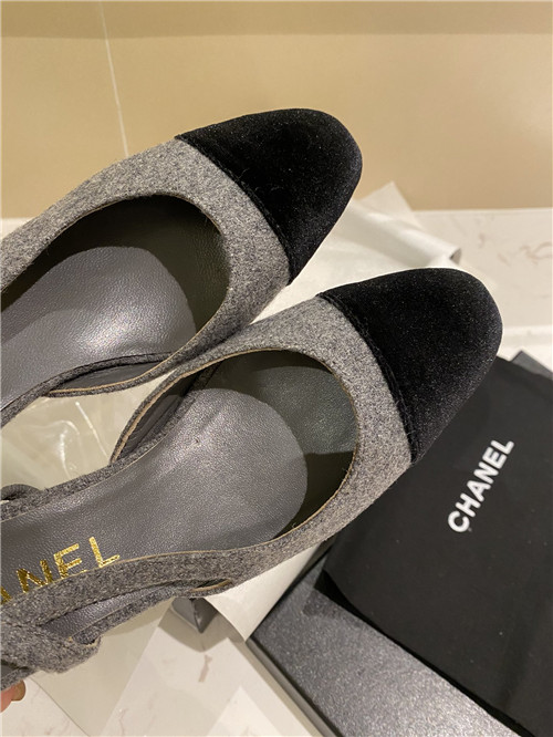 Best Replica Chanel Slingback Dupe heels sandals - Colareps