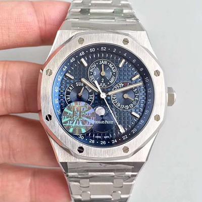 Best Replica Audemars Piguet Replica Perpetual Calendar 26574ST.OO.1220ST.02 JF Factory 1:1 Best Edition Swiss ETA5134 - Colareps
