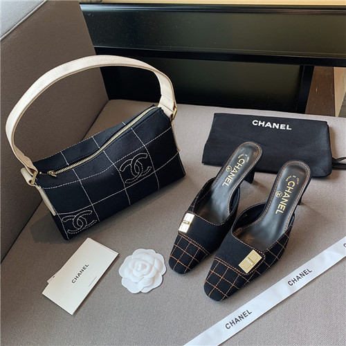 Best Replica chanel high heel sandals slippers - Colareps