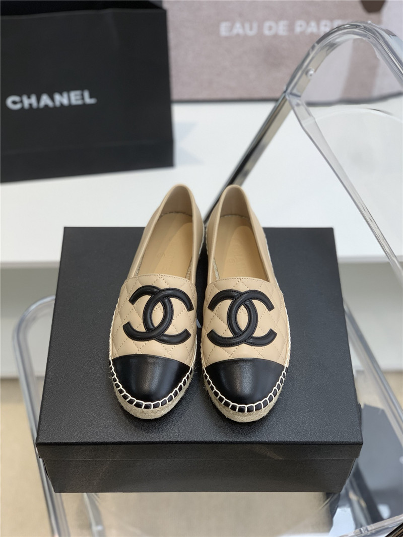 Best Replica chanel logo flat shoes - Colareps
