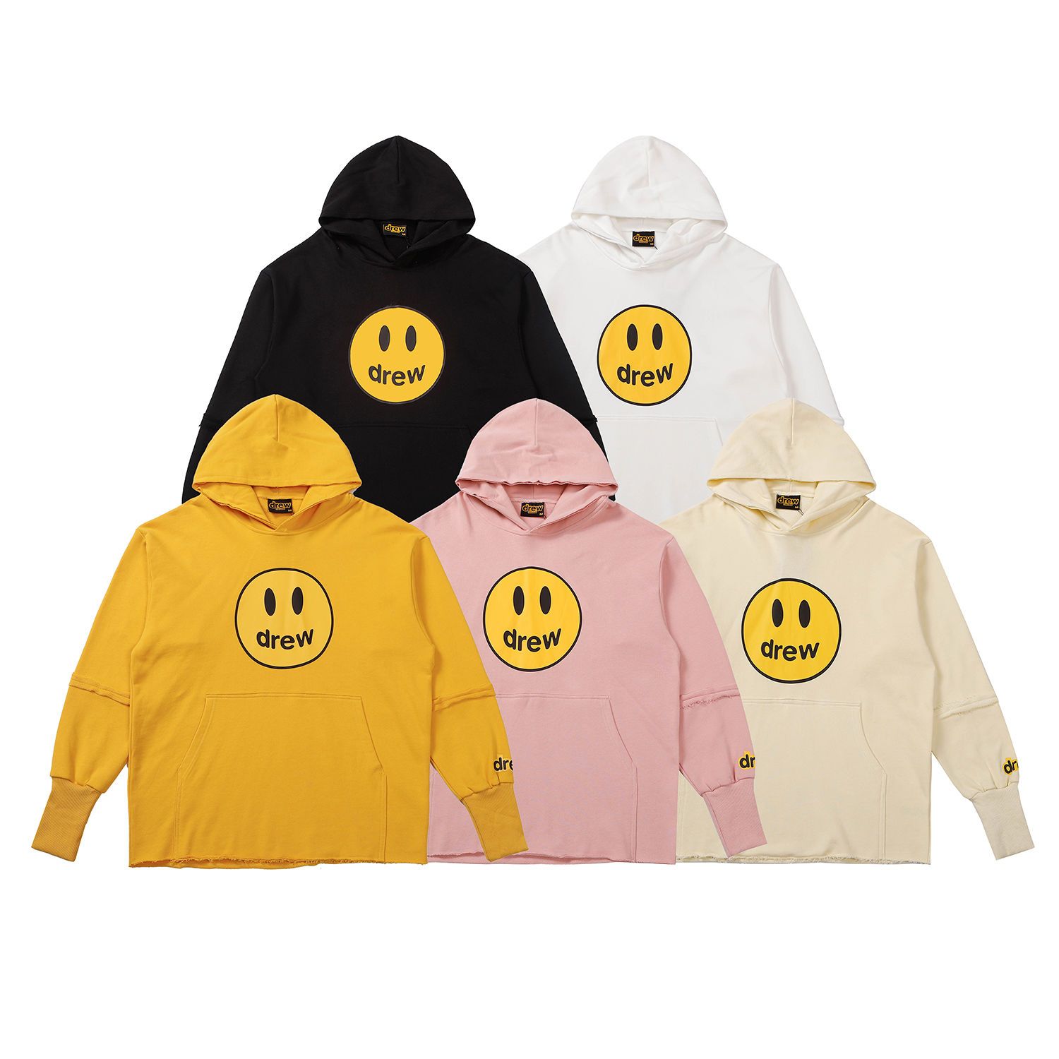 Best Replica Drew Hoodie Vintage Paneled Sleeves - Colareps