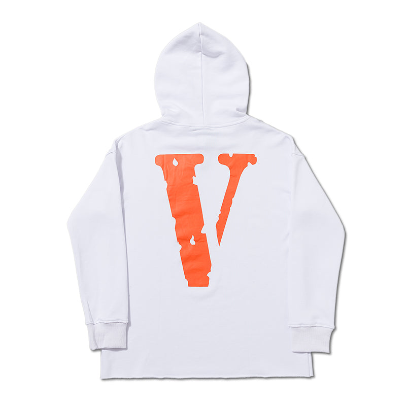 Best Replica Vlone Staple Orange V Hoodie 6862 - Colareps