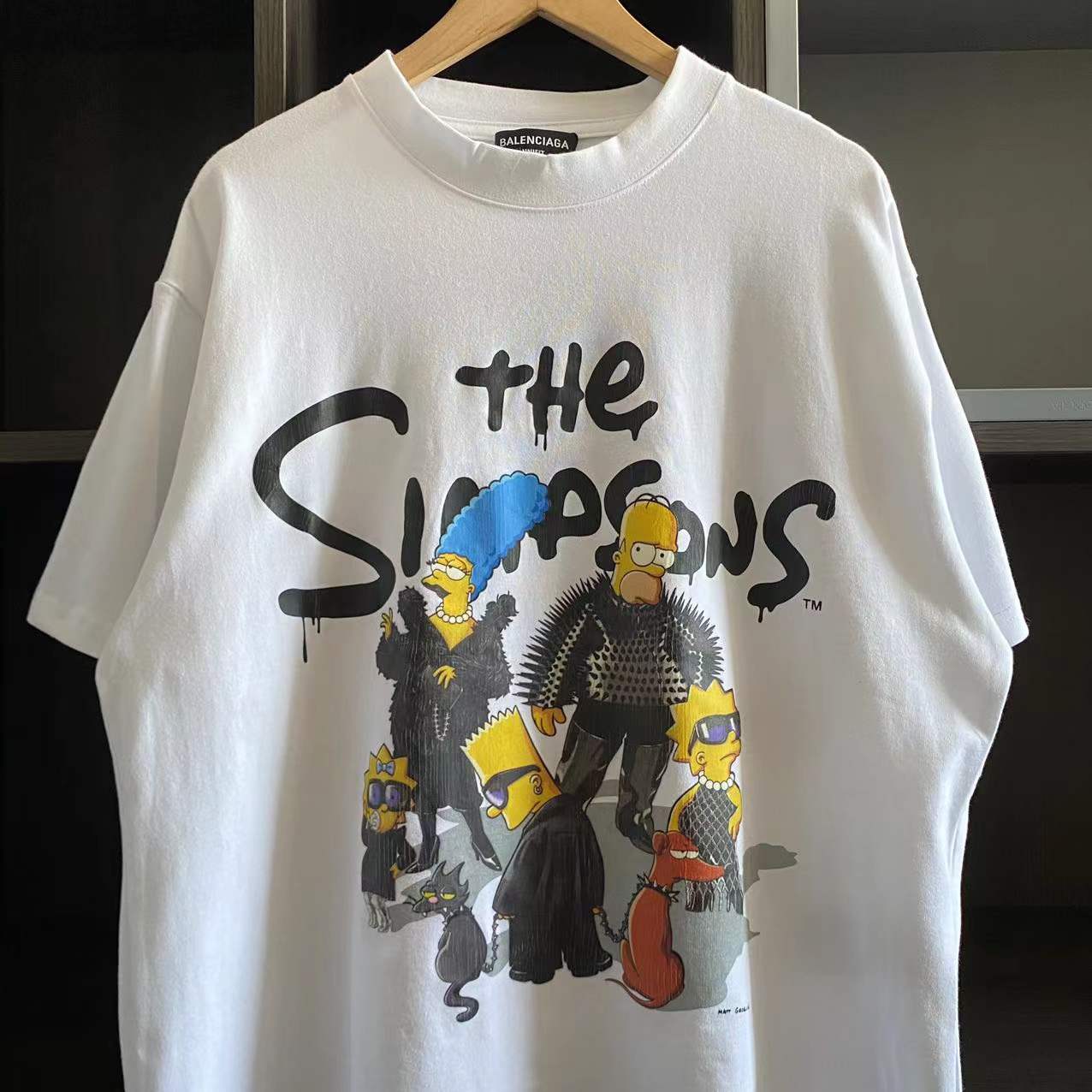 Best Replica Balenciaga Simpsons T-Shirt - Colareps