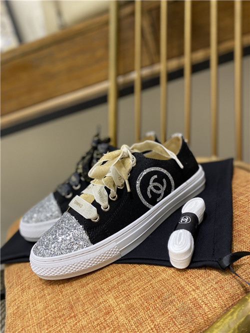 Best Replica chanel canvas sneakers womens - Colareps