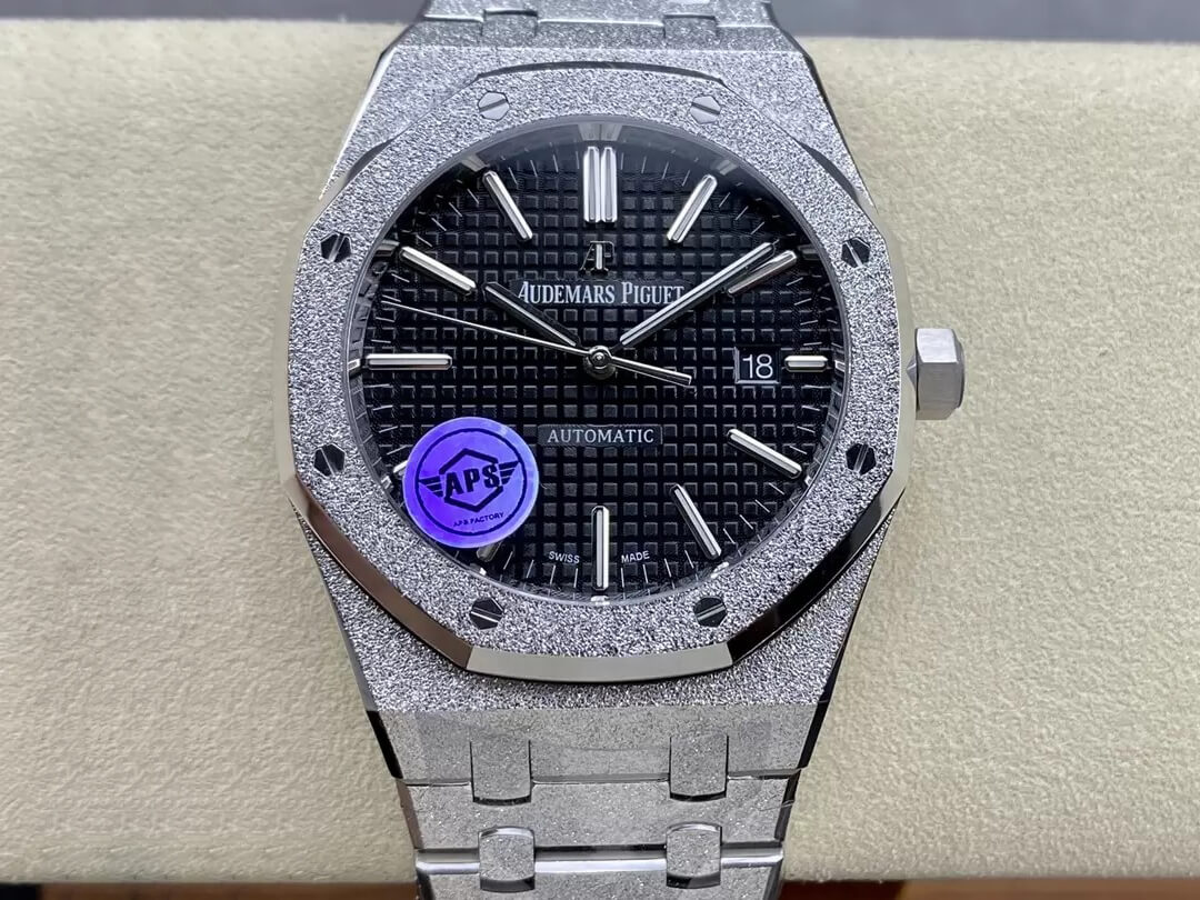 Best Replica Replica Audemars Piguet Royal Oak 15410 1:1 Best Edition APS Factory Black Dial - Colareps