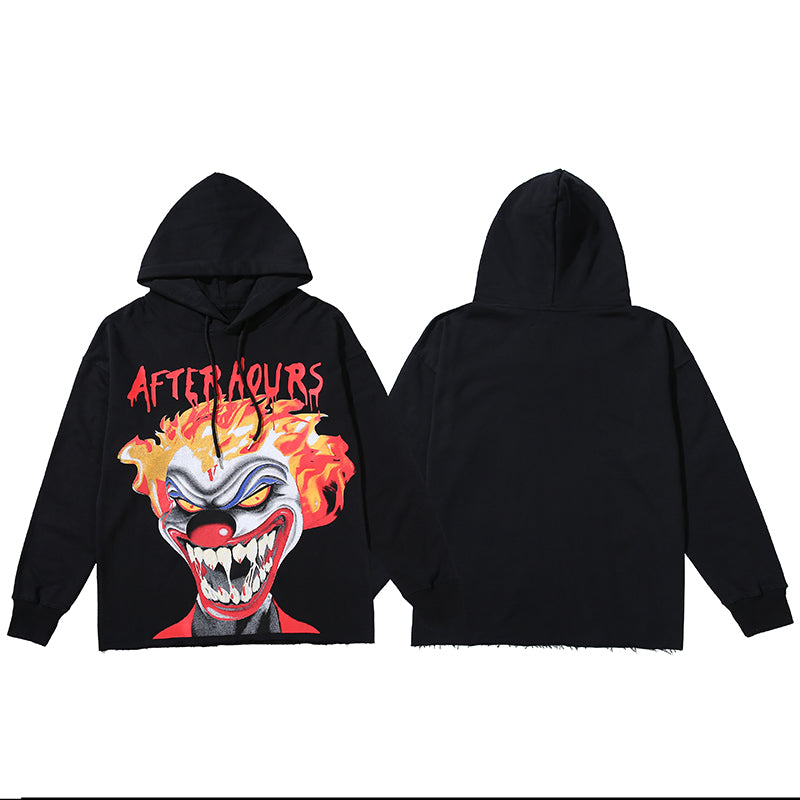 Best Replica Vlone x After Hours Hoodie The Weeknd Clown Sweatshirt 6678 - Colareps