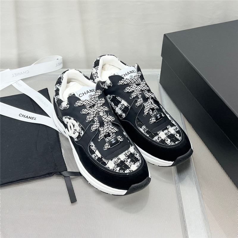 Best Replica chanel patchwork casual sneakers - Colareps