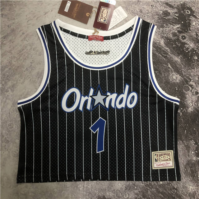Best Replica PENNY HARDAWAY ORLANDO MAGIC WOMEN'S CROP TOP THROWBACK JERSEY - Colareps
