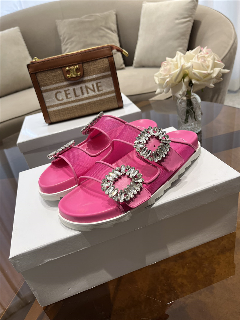 Best Replica Roger vivier new rhinestone buckle sandals - Colareps