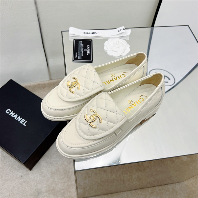 Best Replica chanel classic diamond logo loafers - Colareps