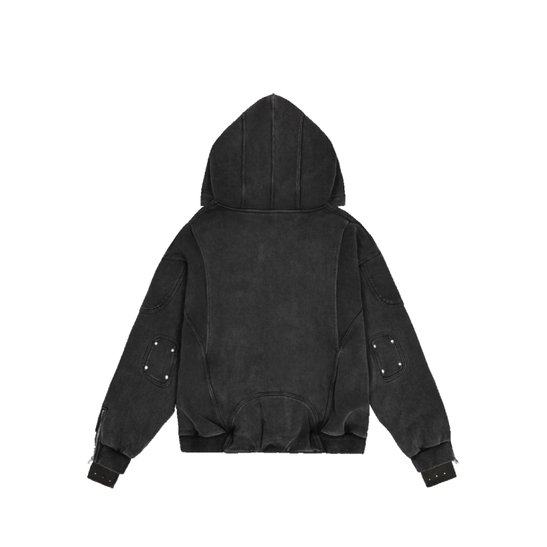 Best Replica Carsicko War Hoodie Washed Grey - Colareps