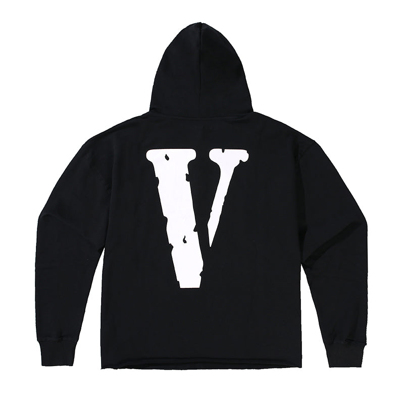 Best Replica Vlone x Friends White V Hoodie 6671 - Colareps
