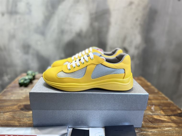 Best Replica PRADA AMERICA S CUP SOFT RUBBER AND BIKE FABRIC SNEAKERS   PRS041 - Colareps