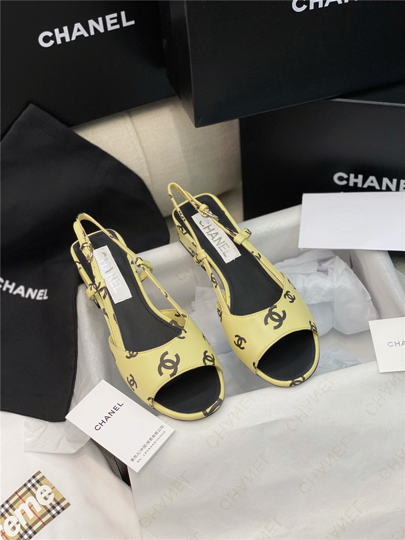 Best Replica chanel flat cutout sandals - Colareps