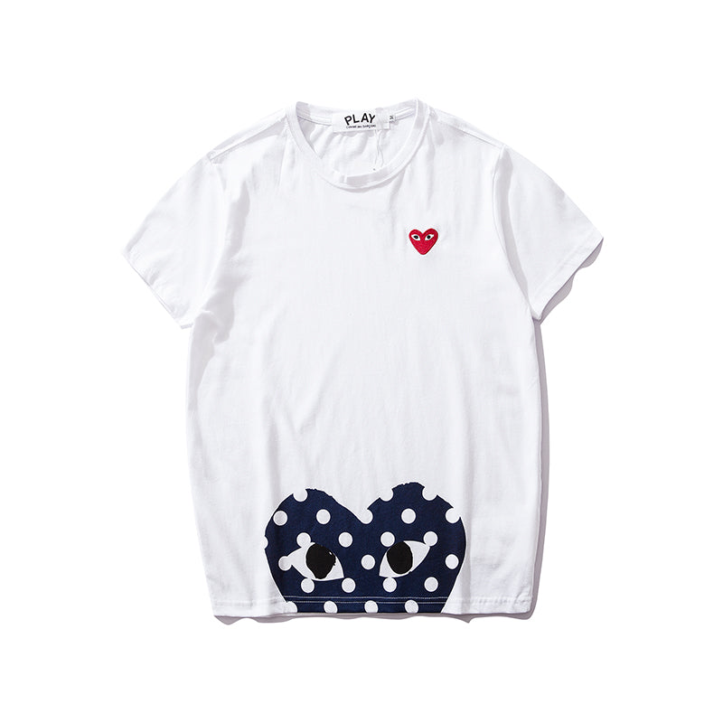 Best Replica Comme des Garcons Play Dot Half Camo Heart Shirt 2149 - Colareps