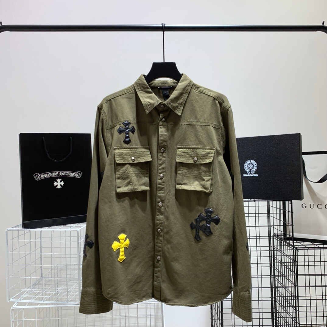 Best Replica Chrome Hearts Long Sleeve Shirt - Colareps