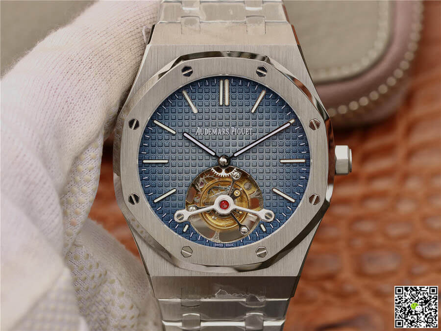 Best Replica Replica Audemars Piguet Royal Oak Tourbillon 26510IP.OO.1220IP.01 1:1 Best Edition R8 Factory Blue Gradient Dial - Colareps