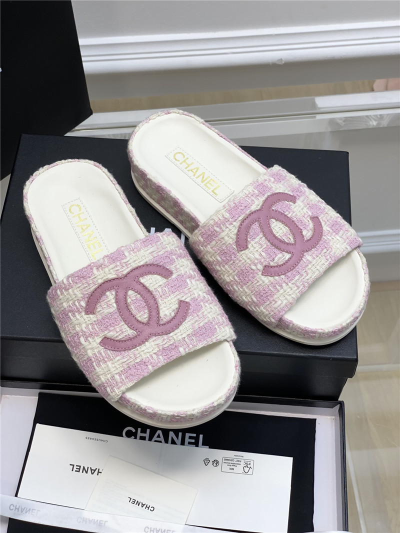 Best Replica Chanel new big Logo slippers - Colareps