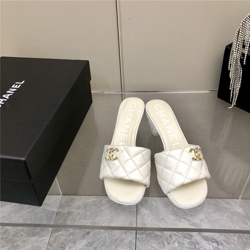 Best Replica chanel classic C buckle slippers - Colareps