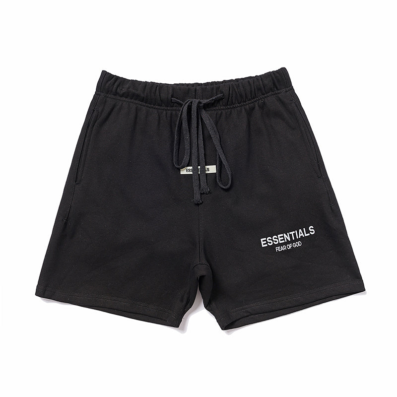 Best Replica Fear of God Replica Essentials Embroidered Reflective Sweat Shorts 550 - Colareps