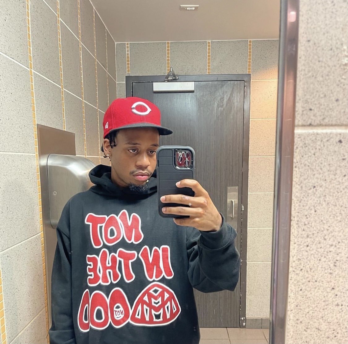 Best Replica 1:1 quality version Mood Swings big logo black hoodie- - Colareps