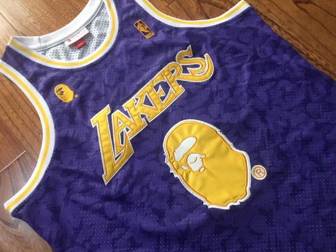 Best Replica BAPE LOS ANGELES LAKERS JERSEY - Colareps