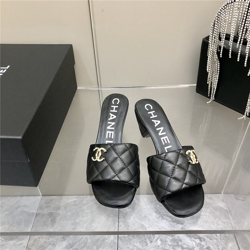 Best Replica chanel classic C buckle slippers - Colareps