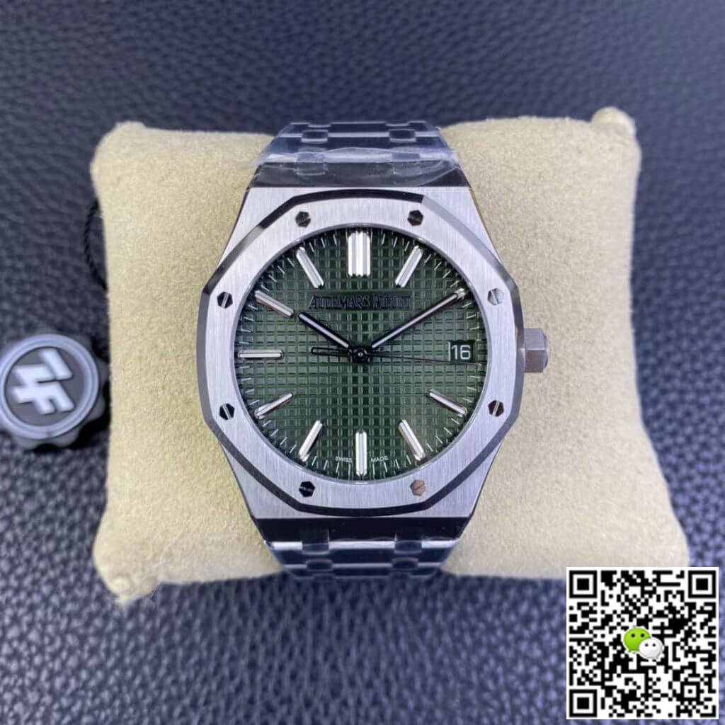 Best Replica Replica Audemars Piguet Royal Oak 15510ST.OO.1320ST.04 1:1 Best Edition ZF Factory Green Dial - Colareps