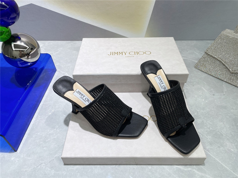 Best Replica jimmy choo square-toe knit flip-flops - Colareps