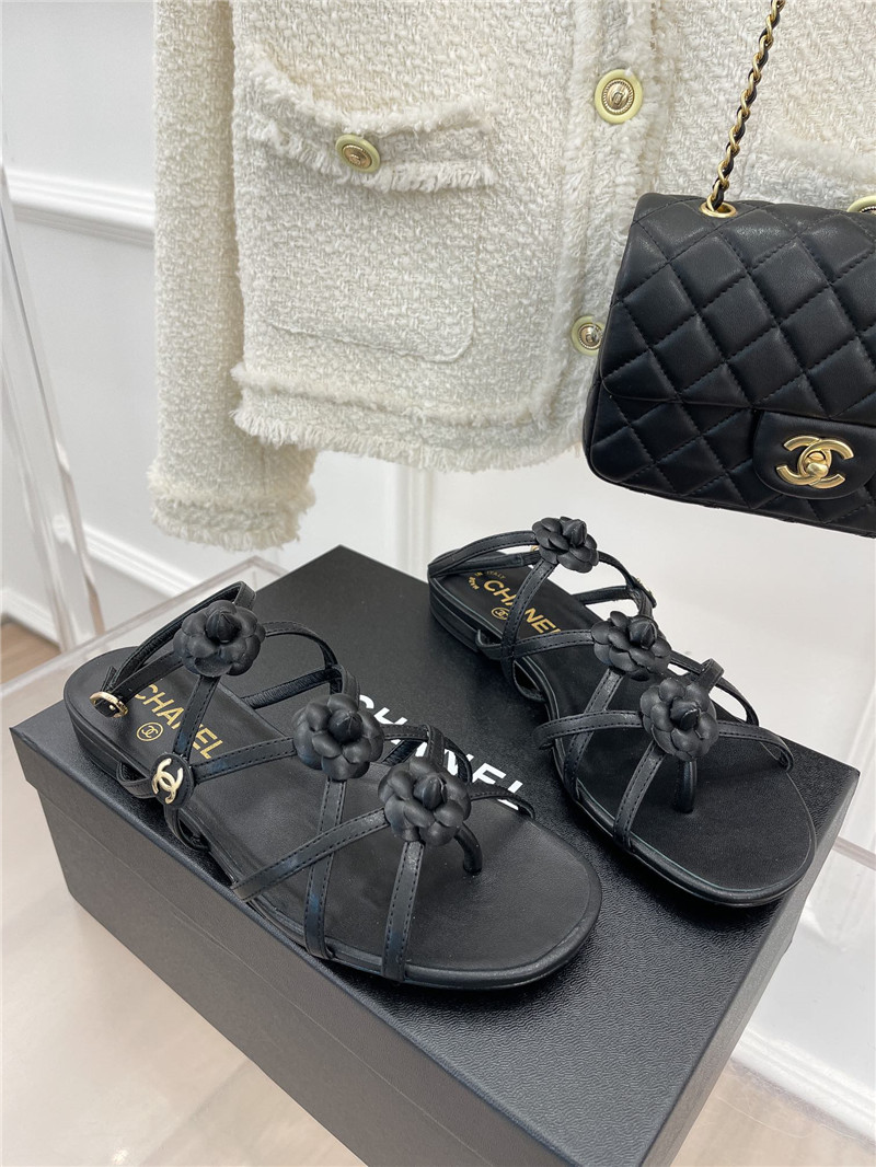 Best Replica chanel camellia sandals - Colareps