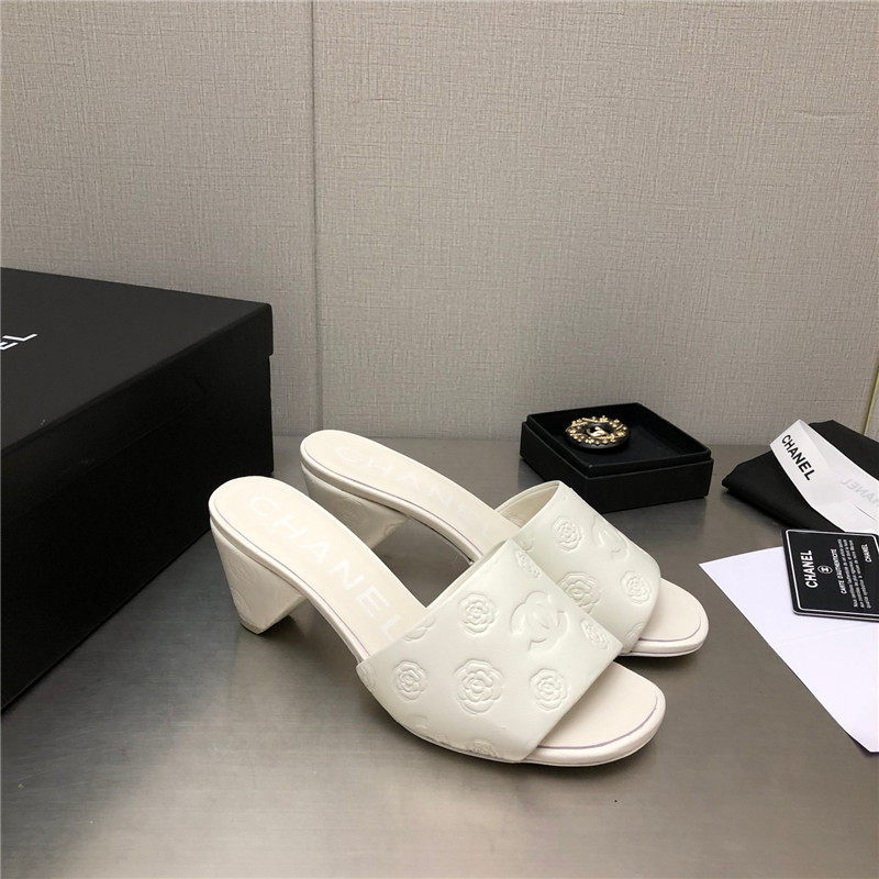Best Replica Chanel C buckle slippers classic pearl slippers - Colareps