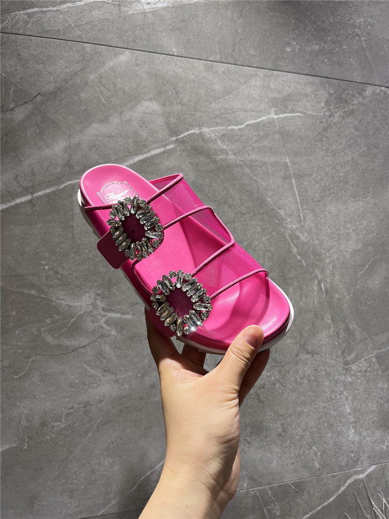 Best Replica Roger vivier new rhinestone buckle sandals - Colareps
