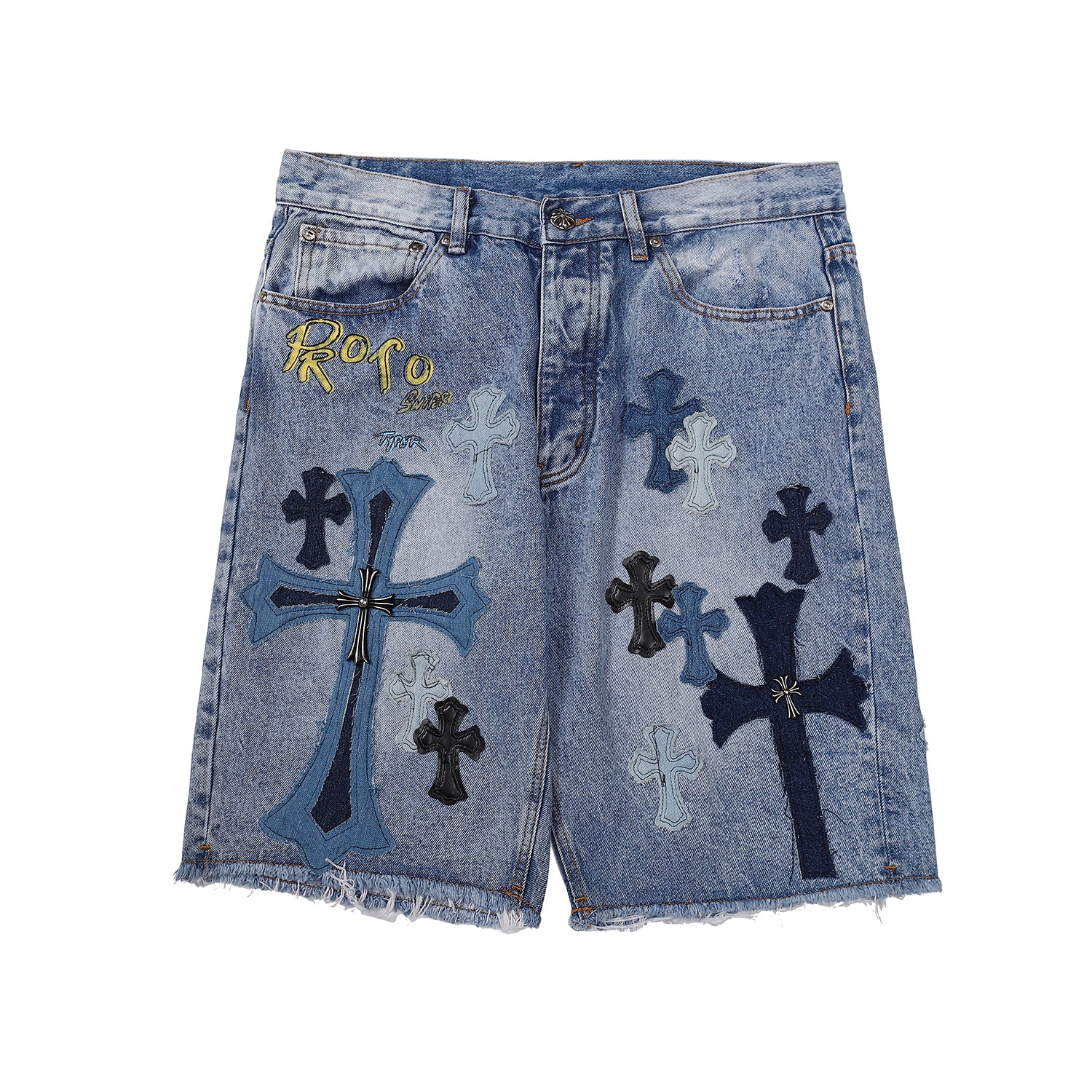 Best Replica Chrome Hearts Denim Shorts - Colareps