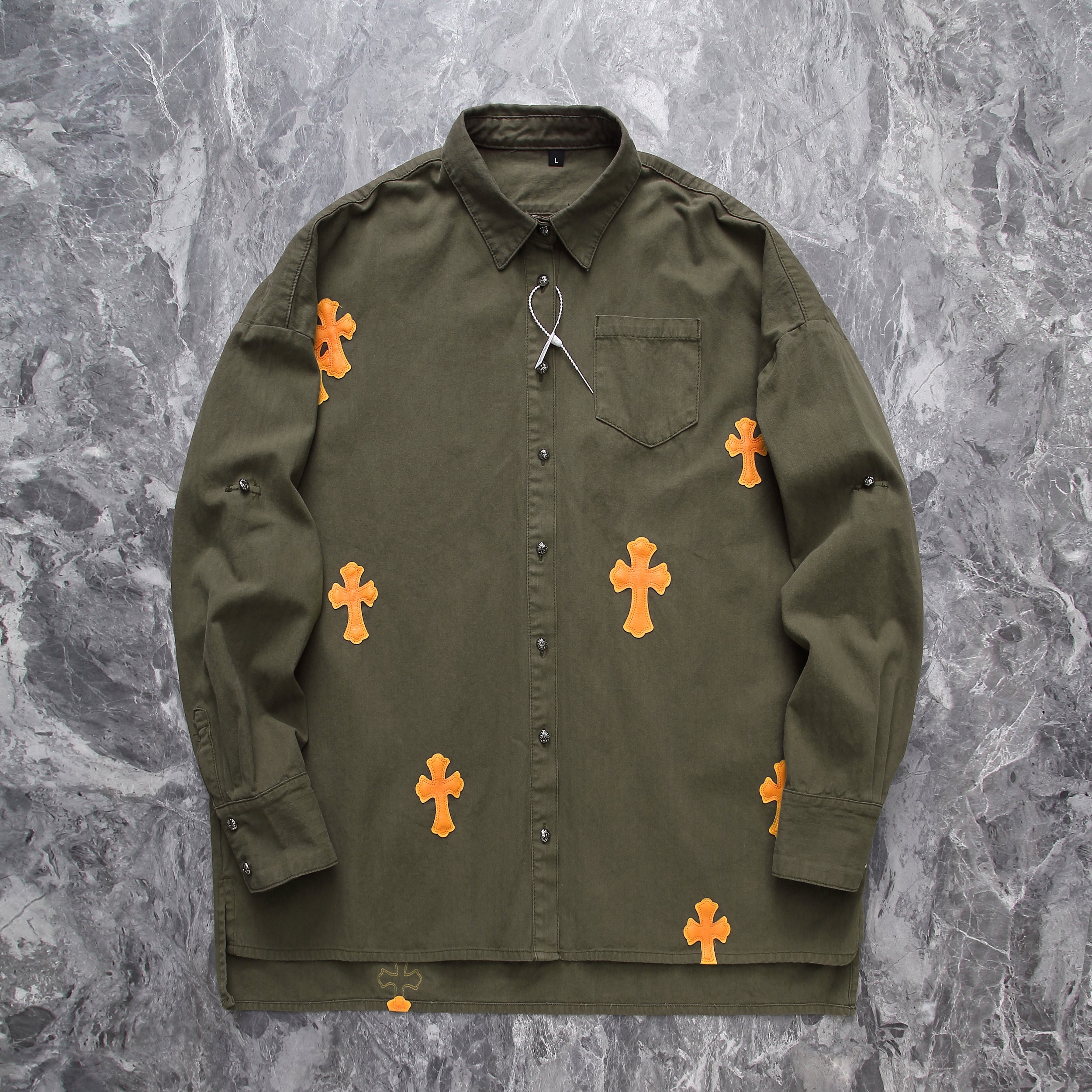 Best Replica Chrome Hearts Long Sleeve Shirt - Colareps