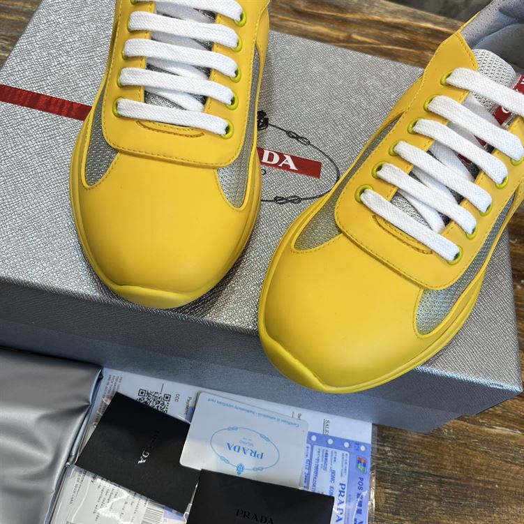 Best Replica PRADA AMERICA S CUP SOFT RUBBER AND BIKE FABRIC SNEAKERS   PRS041 - Colareps