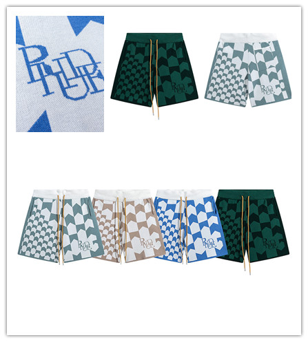 Best Replica British logo jacquard knitted five-piece pants - Colareps