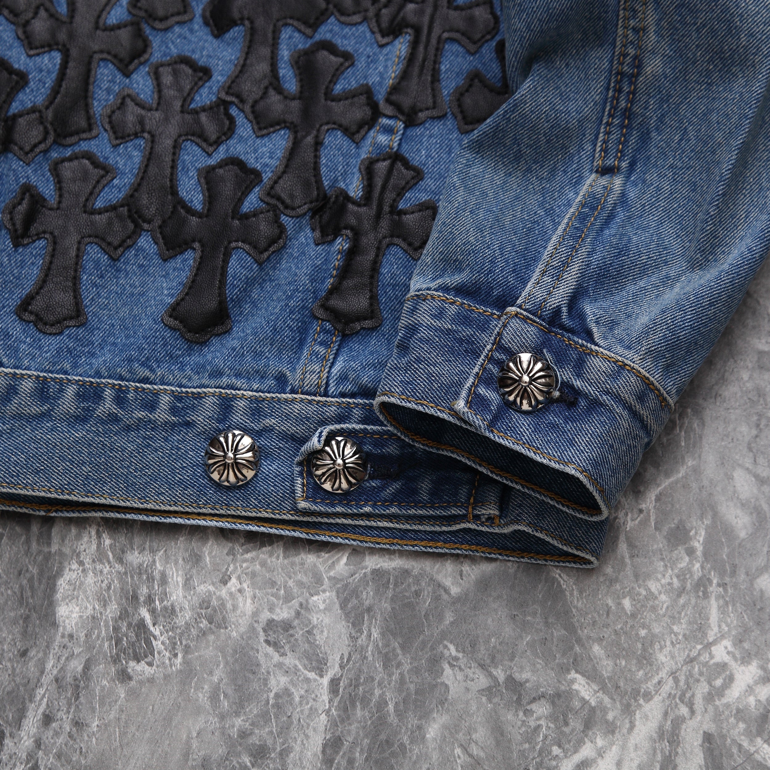 Best Replica Chrome Hearts Denim Jacket - Colareps